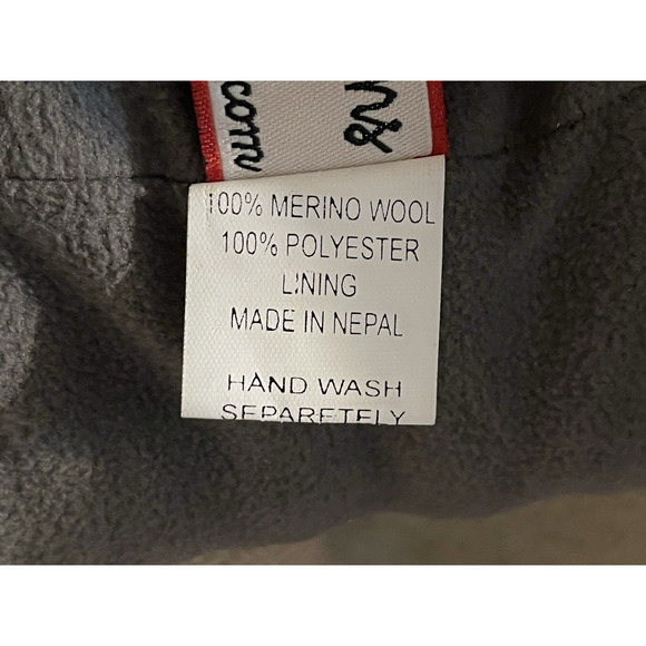 Nirvanna Designs HAT Cable Knit Brown Merino Wool Hand Knit Lined Woman’s - Picture 6 of 9